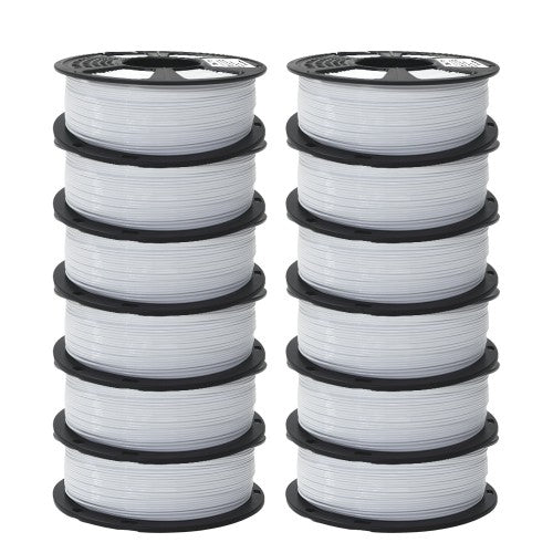 GEEETECH PETG 3D Printer Filament 1.75mm, 1kg Spool,12 Rolls Bundle