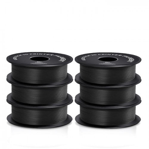 GEEETECH Matte PLA 3D Printer Filament 1.75mm, 1kg Spool, 6 Rolls Bundle