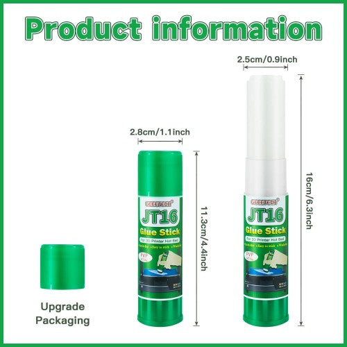GEEETECH Water Soluble Glue Stick for 3D Printing Build Plate, 6 pcs