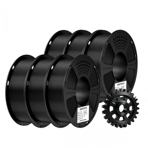 GEEETECH ASA 3D Printer Filament 1.75mm, 1kg Spool, 6 Rolls Bundle