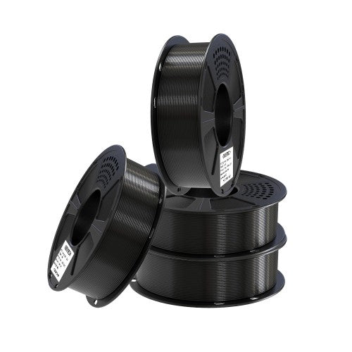 GEEETECH PETG 3D Printer Filament 1.75mm, 1kg Spool,4 Rolls Bundle