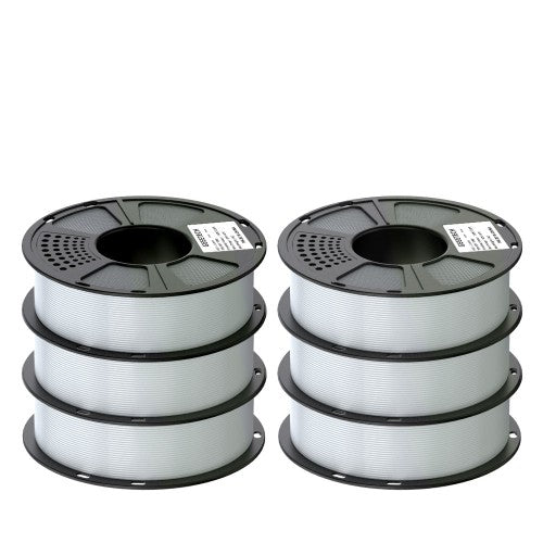 GEEETECH PLA 3D Printer Filament 1.75mm, 1kg Spool, 6 Rolls Bundle