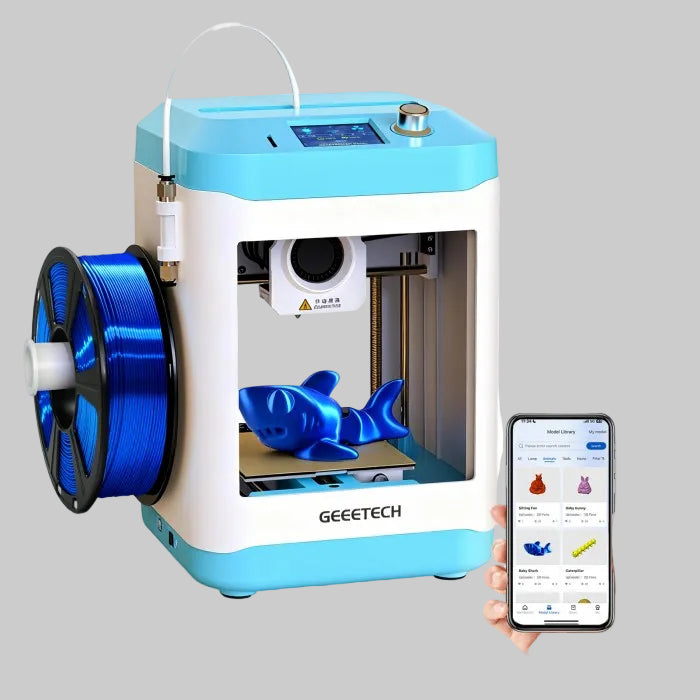 GEEETECH M1S High-Speed Mini 3D Printer for Kids & Beginners