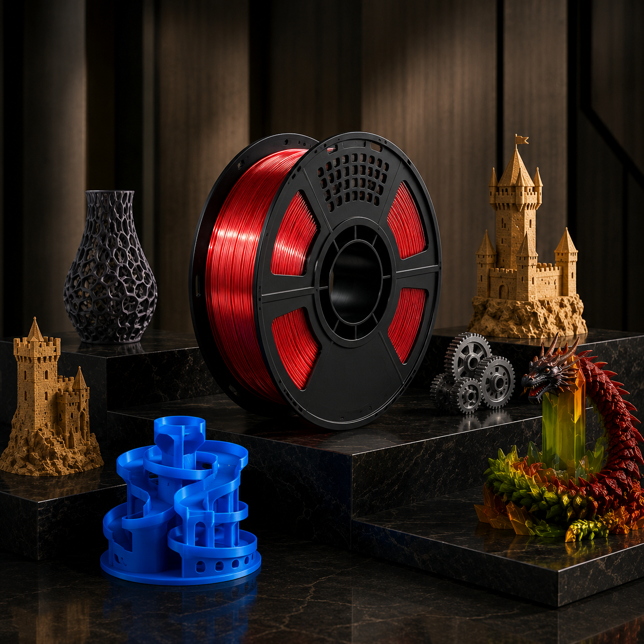 Silk PLA filament