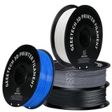 GEEETECH ABS+ 3D Printer Filament 1.75mm, 1kg Spool, 4 Rolls Bundle