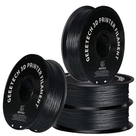 GEEETECH ABS+ 3D Printer Filament 1.75mm, 1kg Spool, 4 Rolls Bundle