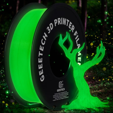 GEEETECH PLA Luminous 3D Printer Filament 1.75mm, 1kg Spool