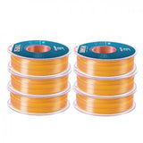 GEEETECH Silk PLA 3D Printer Filament 1.75mm, 1kg Spool, 6 Rolls Bundle