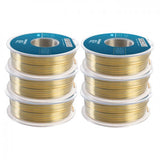 GEEETECH Silk PLA 3D Printer Filament 1.75mm, 1kg Spool, 6 Rolls Bundle