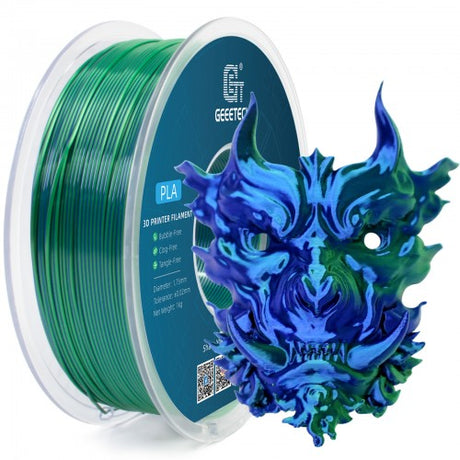 GEEETECH PLA Silk Dual Color 3D Printer Filament 1.75mm, 1kg Spool