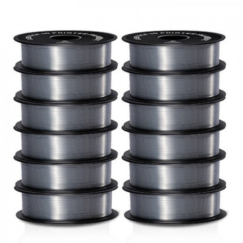 GEEETECH Silk PLA 3D Printer Filament 1.75mm, 1kg Spool, 12 Rolls Bundle
