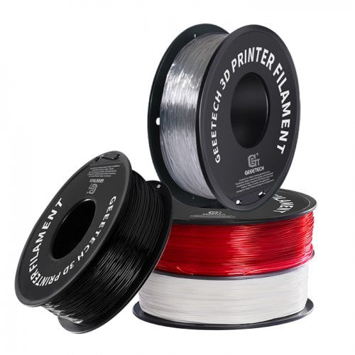 GEEETECH TPU 3D Printer Filament 1.75mm, 1kg Spool, 4 Rolls Bundle