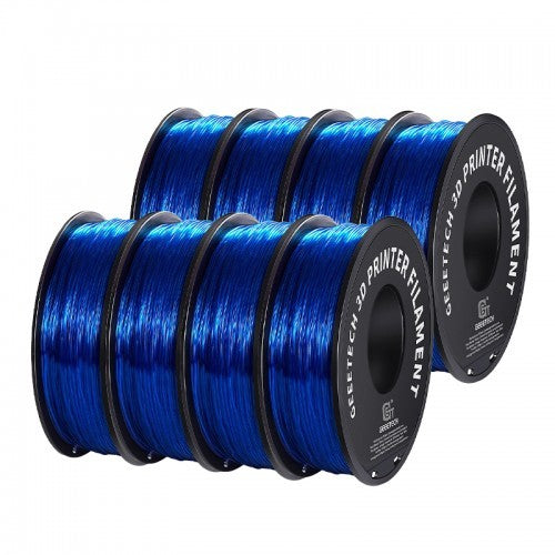 GEEETECH TPU 3D Printer Filament 1.75mm, 1kg Spool, 8 Rolls Bundle