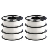 GEEETECH PETG 3D Printer Filament 1.75mm, 1kg Spool,6 Rolls Bundle