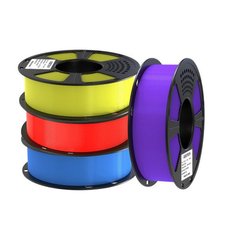 GEEETECH PLA 3D Printer Filament 1.75mm, 1kg Spool,4 Rolls Bundle