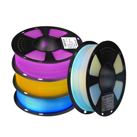 GEEETECH PLA 3D Printer Filament 1.75mm, 1kg Spool,4 Rolls Bundle