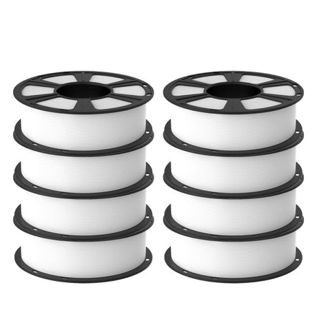 GEEETECH PLA 3D Printer Filament 1.75mm, 1kg Spool, 8 Rolls Bundle