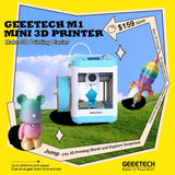 GEEETECH M1 High-Speed Mini 3D Printer for Kids & Beginners