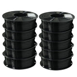 GEEETECH PETG 3D Printer Filament 1.75mm, 1kg Spool, 10 Rolls Bundle