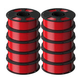 Geeetech red PETG filament bundle 10 rolls